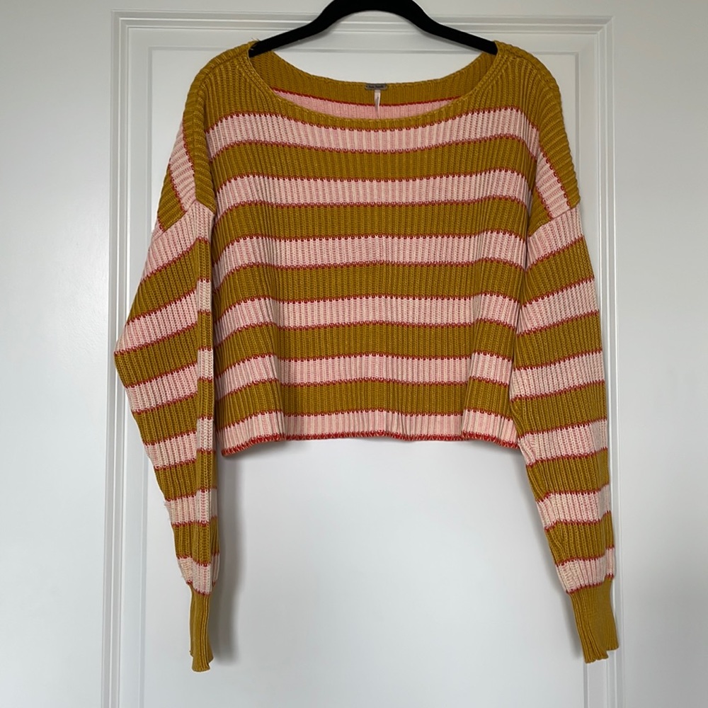 Free People crop Sweater